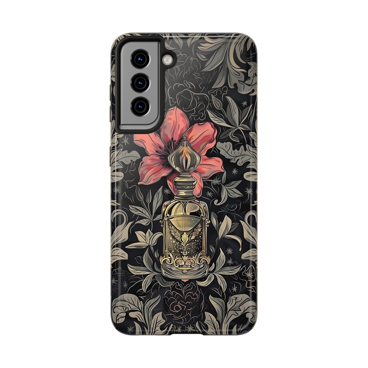 Vintage Black Gold Perfume Phone Case iPhone & Samsung Tough Case