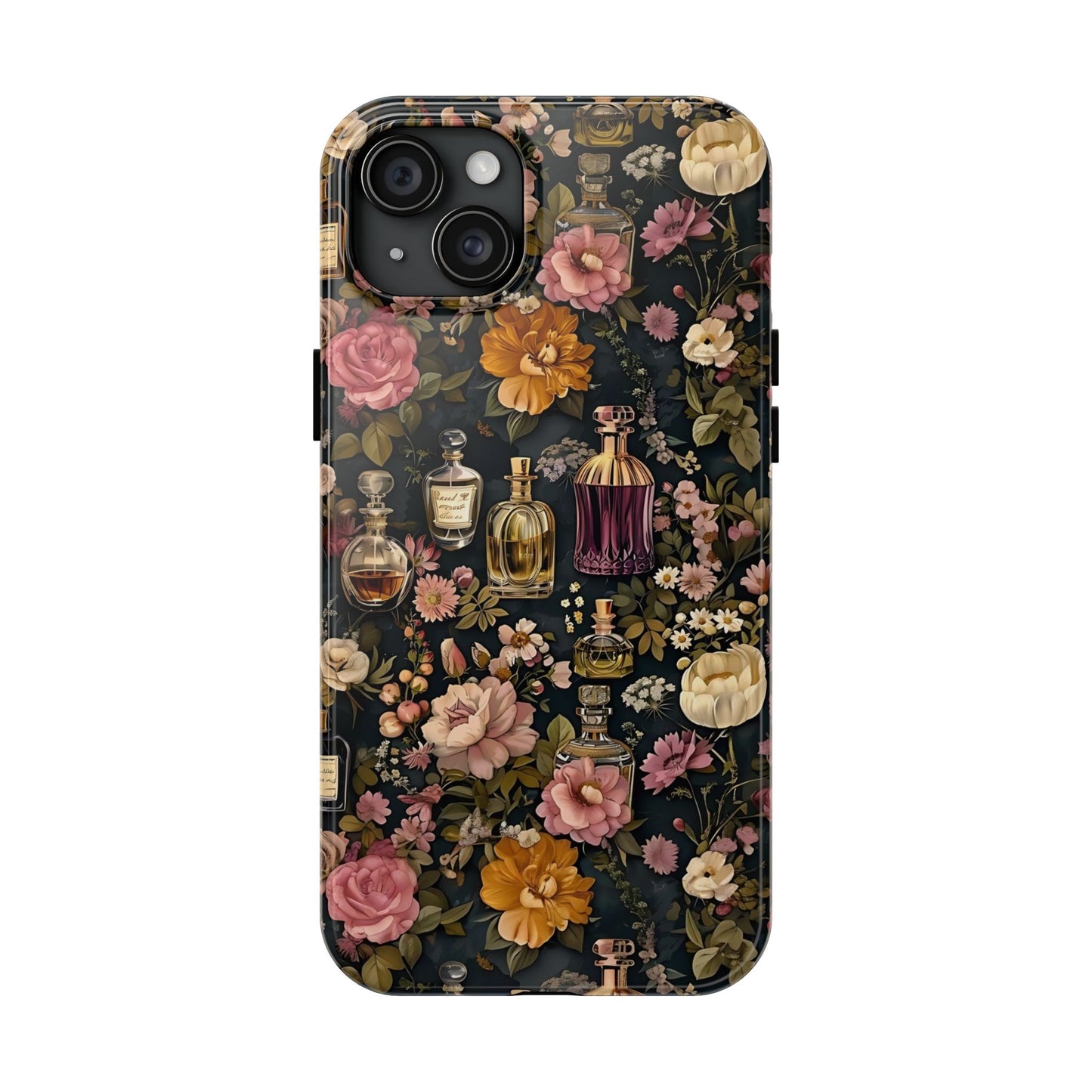 Vintage Perfume & Flower Phone Case iPhone Samsung Tough Case