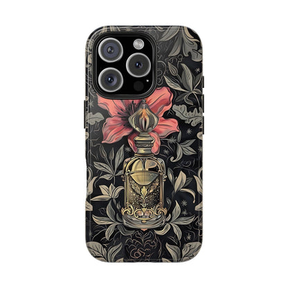 Vintage Black Gold Perfume Phone Case iPhone & Samsung Tough Case