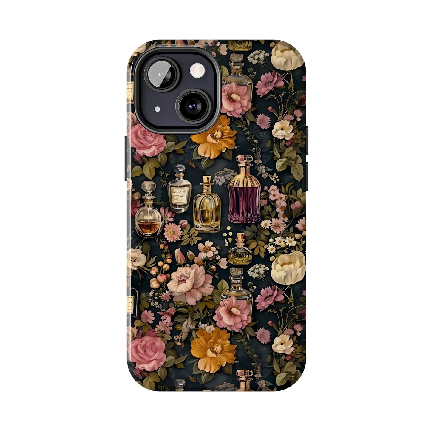 Vintage Perfume & Flower Phone Case iPhone Samsung Tough Case