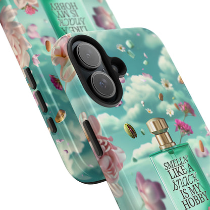 Gourmand Perfume Phone Case iPhone Samsung "Smelln' Like A Snack Is My Hobby"