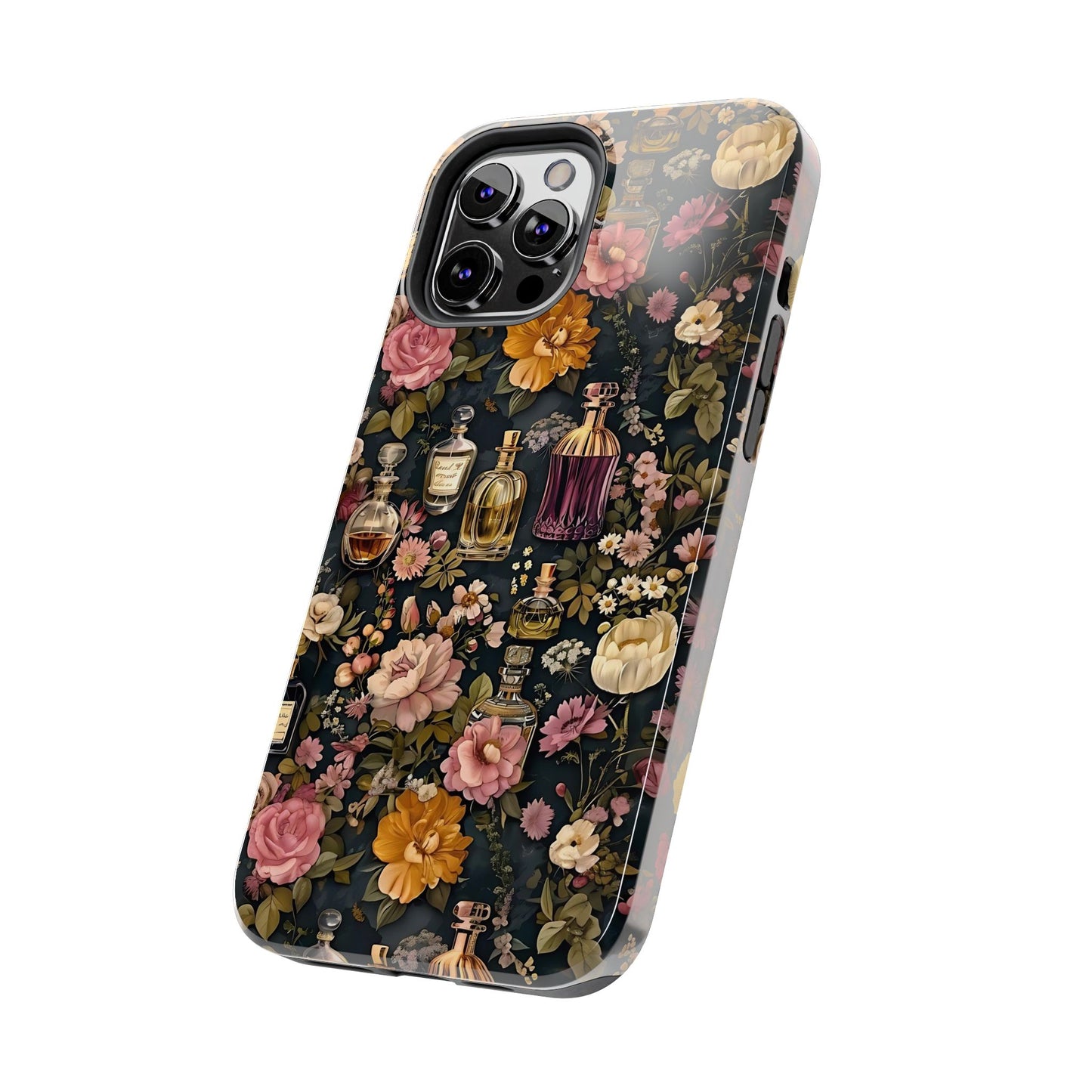 Vintage Perfume & Flower Phone Case iPhone Samsung Tough Case