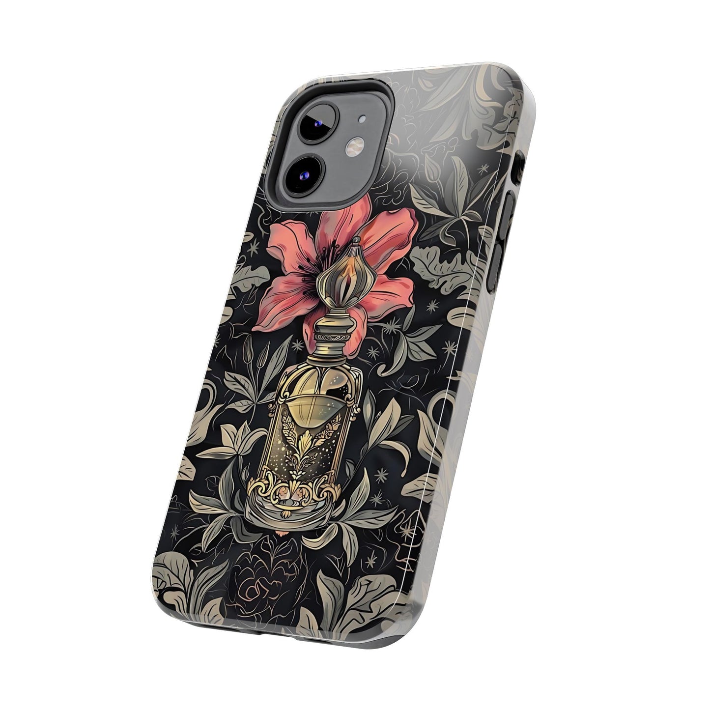 Vintage Black Gold Perfume Phone Case iPhone & Samsung Tough Case