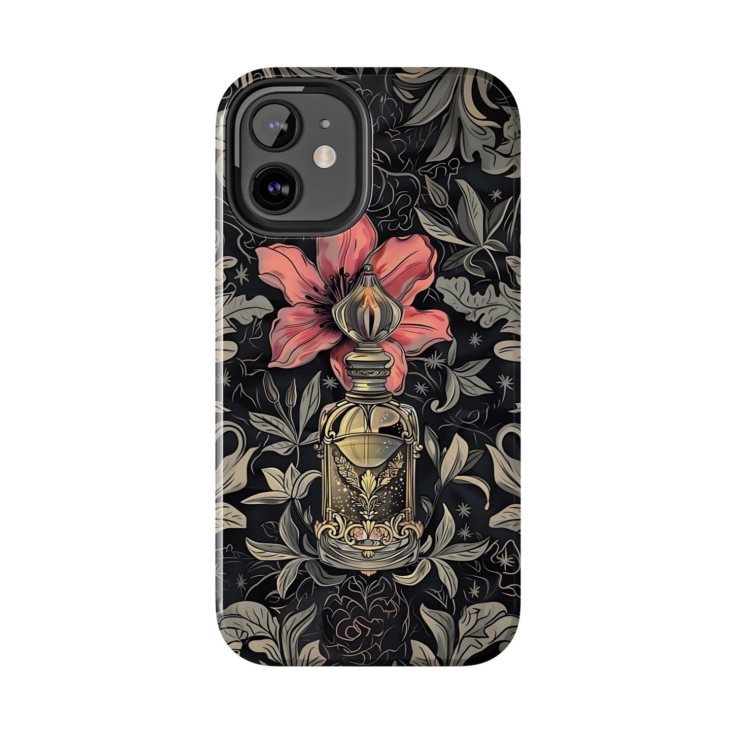 Vintage Black Gold Perfume Phone Case iPhone & Samsung Tough Case