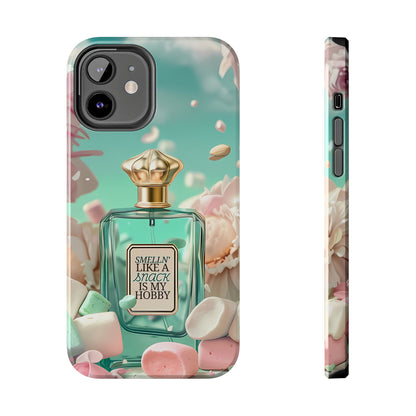 Perfume Marshmallow Phone Case iPhone Samsung "Smelln' Like A Snack Is My Hobby"