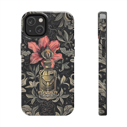 Vintage Black Gold Perfume Phone Case iPhone & Samsung Tough Case