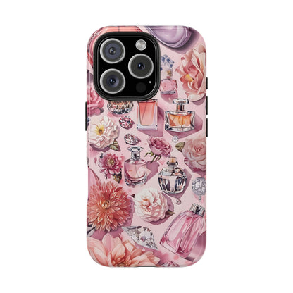 Floral Perfume Gemstone Phone Case iPhone Samsung