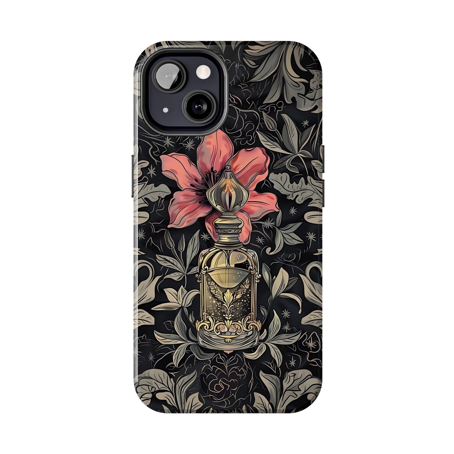 Vintage Black Gold Perfume Phone Case iPhone & Samsung Tough Case