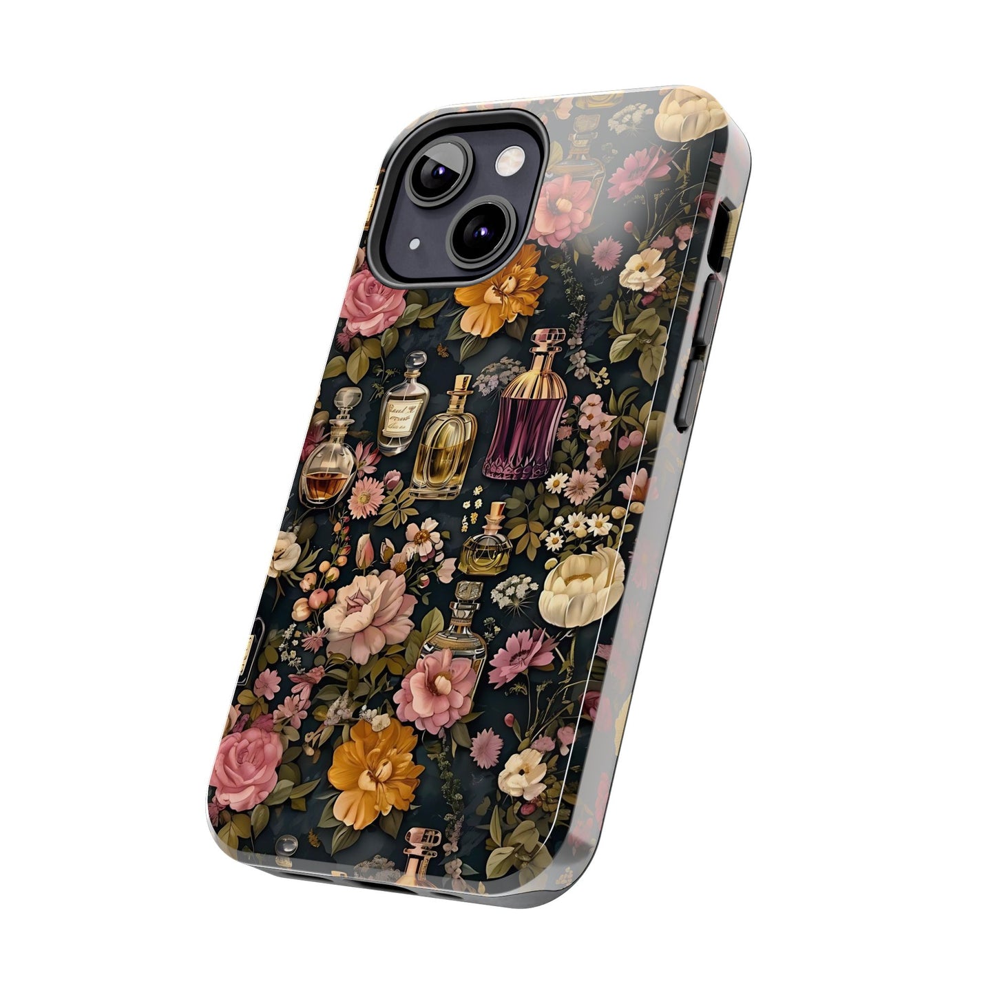 Vintage Perfume & Flower Phone Case iPhone Samsung Tough Case