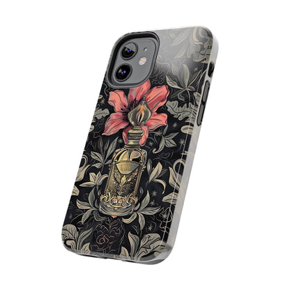 Vintage Black Gold Perfume Phone Case iPhone & Samsung Tough Case