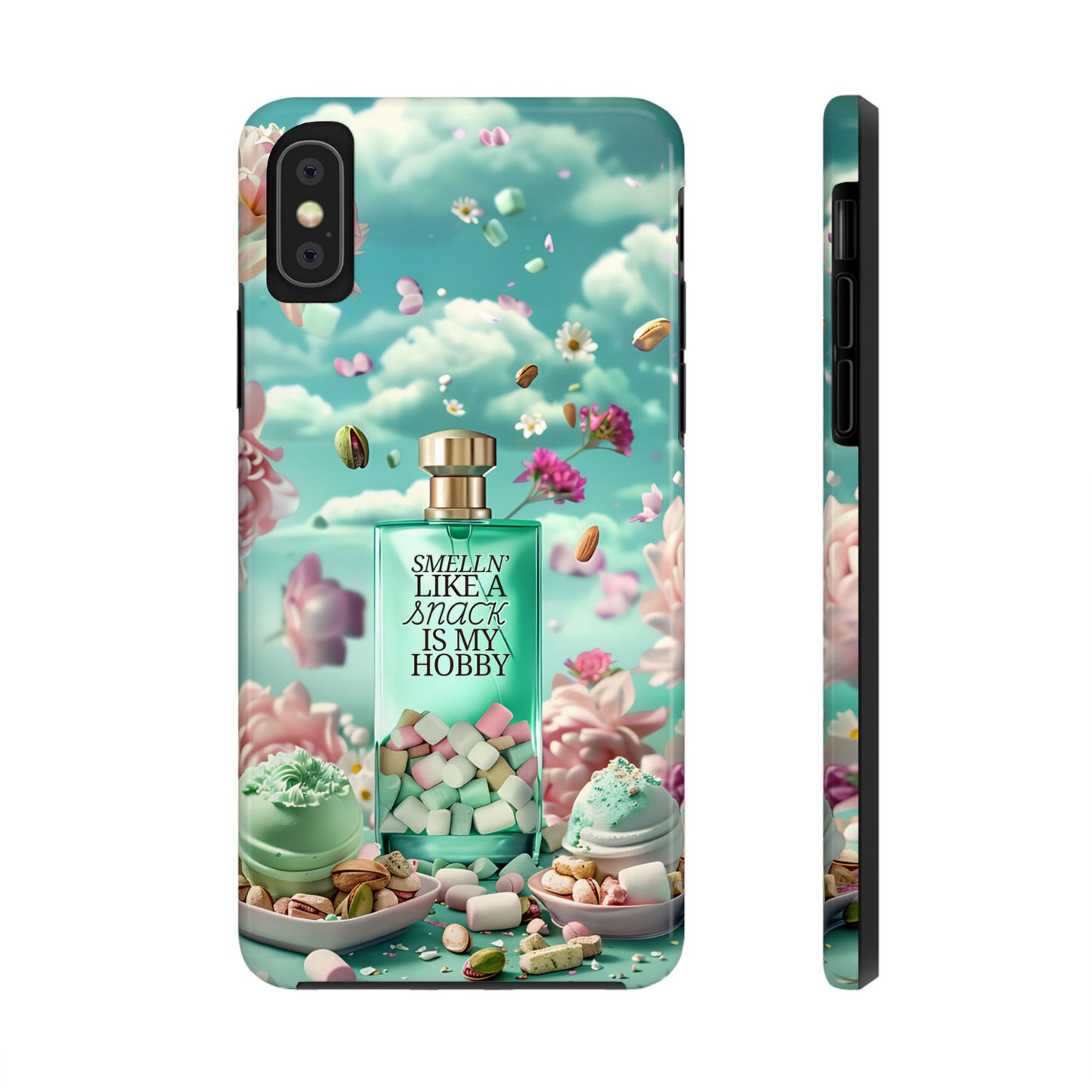 Gourmand Perfume Phone Case iPhone Samsung "Smelln' Like A Snack Is My Hobby"