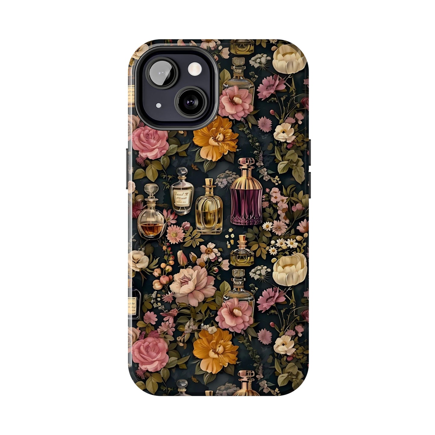 Vintage Perfume & Flower Phone Case iPhone Samsung Tough Case