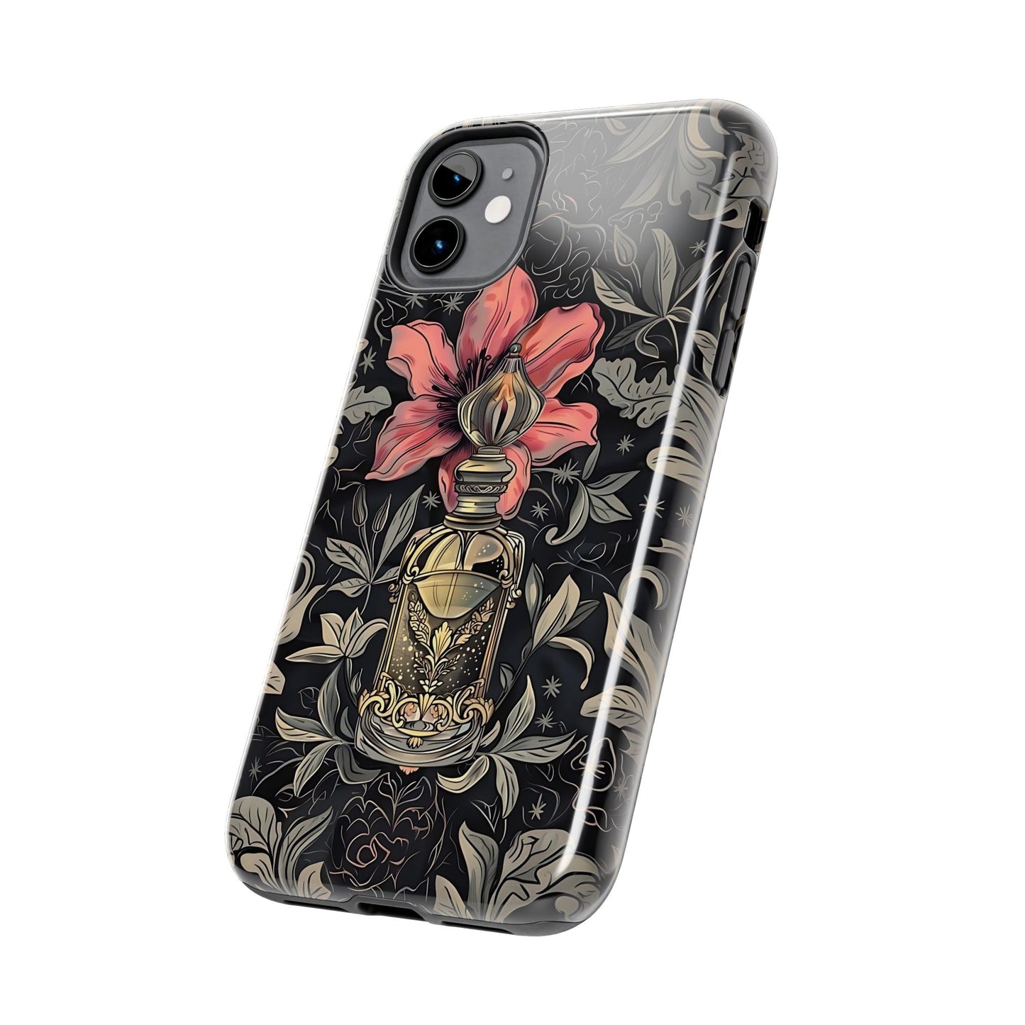 Vintage Black Gold Perfume Phone Case iPhone & Samsung Tough Case