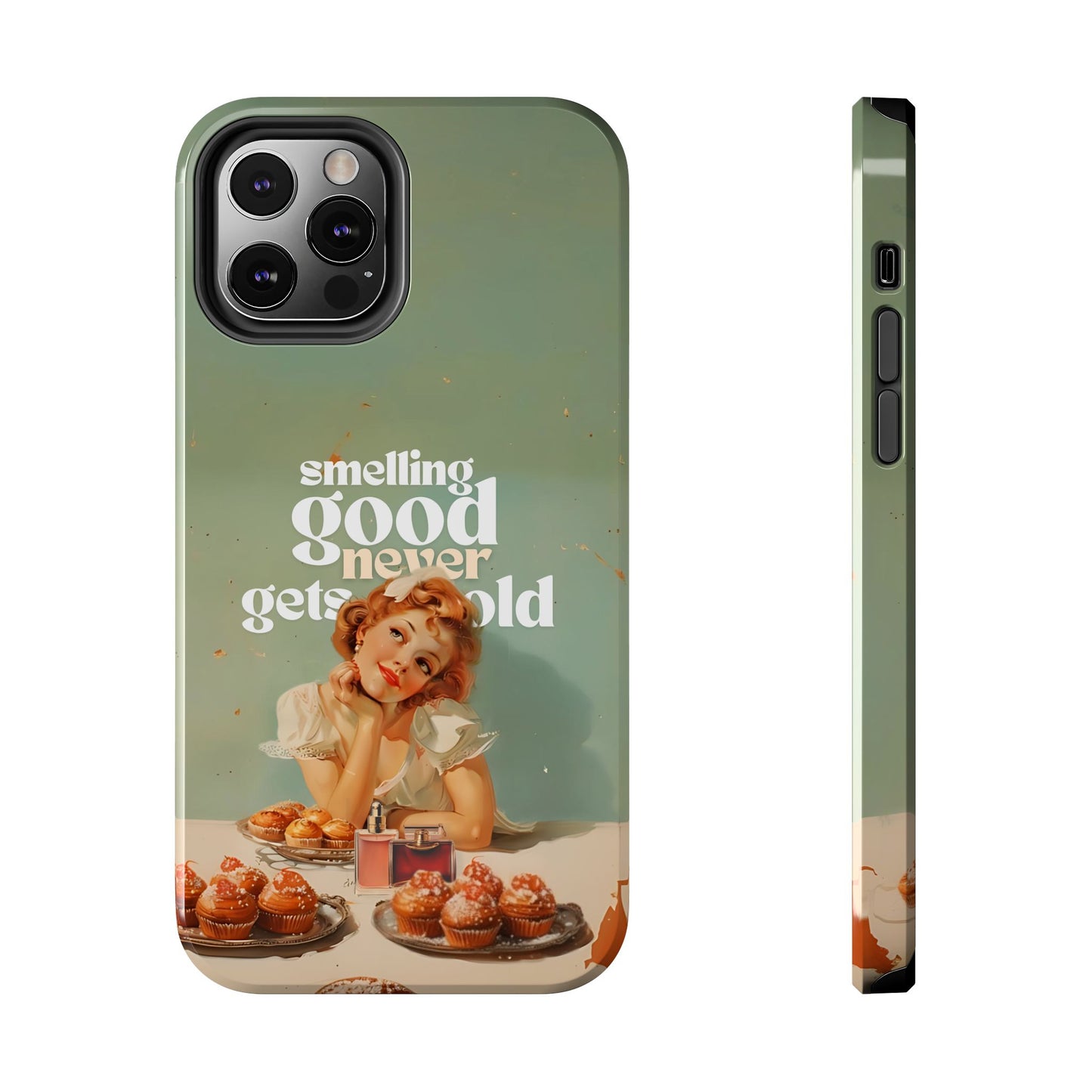 Retro Perfume Phone Case - Smelling Good Never Gets Old