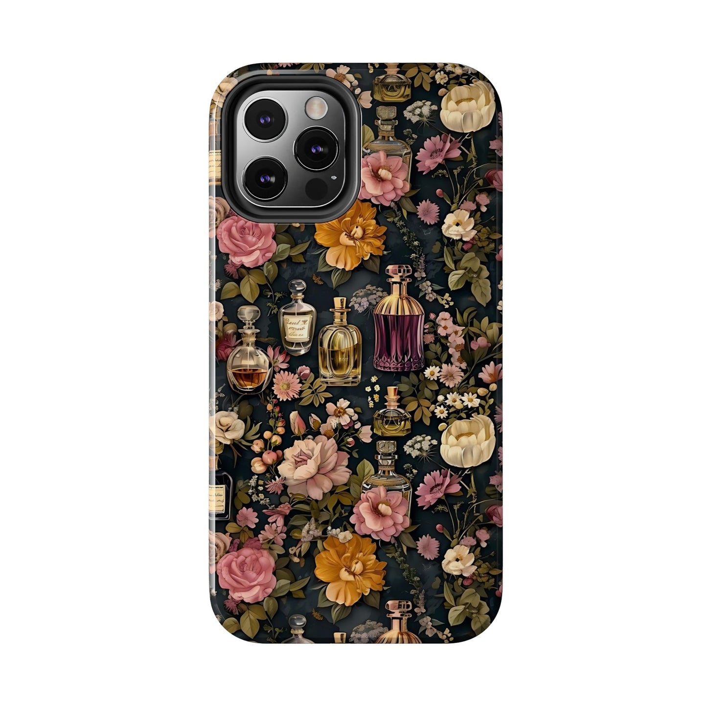 Vintage Perfume & Flower Phone Case iPhone Samsung Tough Case