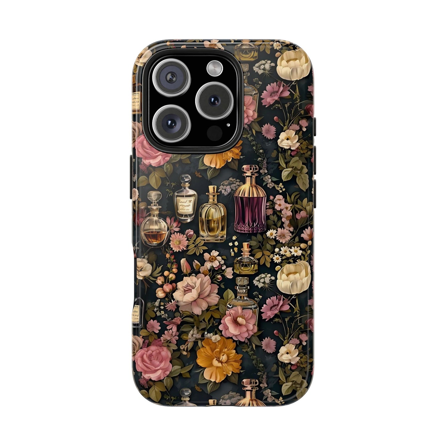 Vintage Perfume & Flower Phone Case iPhone Samsung Tough Case