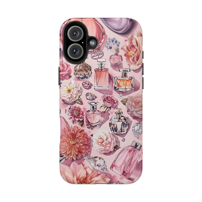 Floral Perfume Gemstone Phone Case iPhone Samsung