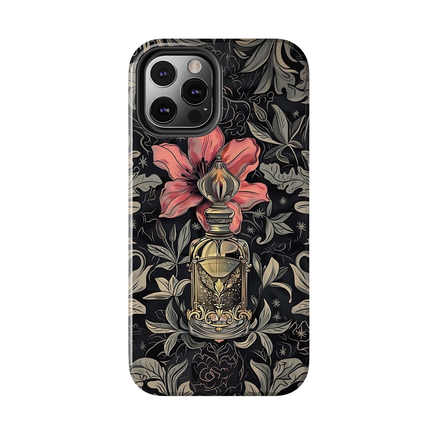 Vintage Black Gold Perfume Phone Case iPhone & Samsung Tough Case