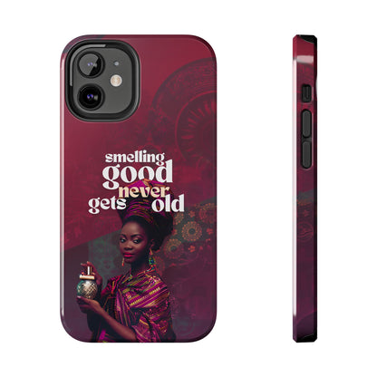 African Phone Case iPhone Samsung "Smelling Good Never Gets Old"