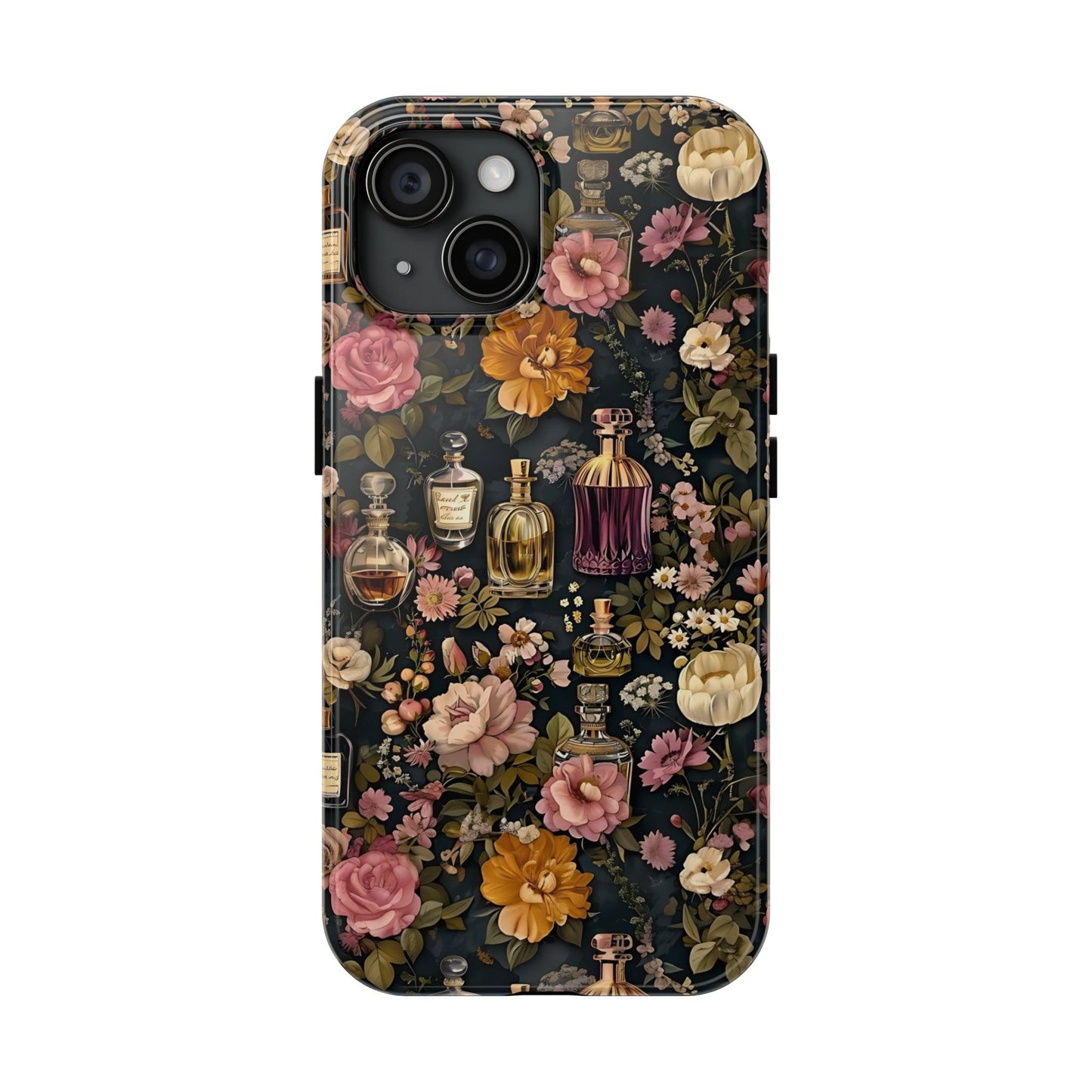 Vintage Perfume & Flower Phone Case iPhone Samsung Tough Case