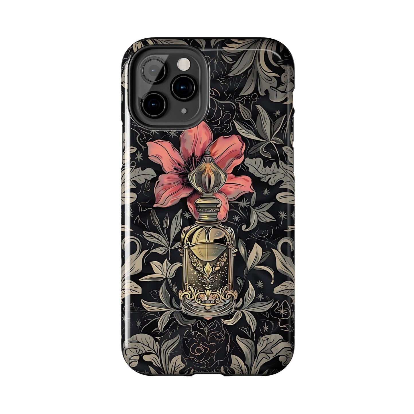 Vintage Black Gold Perfume Phone Case iPhone & Samsung Tough Case