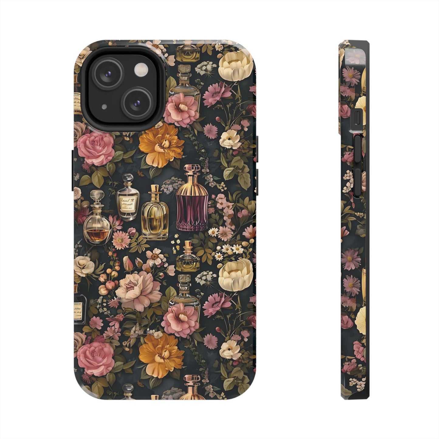 Vintage Perfume & Flower Phone Case iPhone Samsung Tough Case