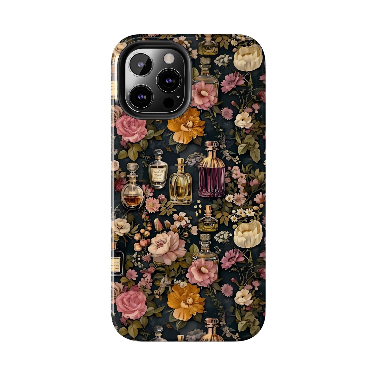 Vintage Perfume & Flower Phone Case iPhone Samsung Tough Case