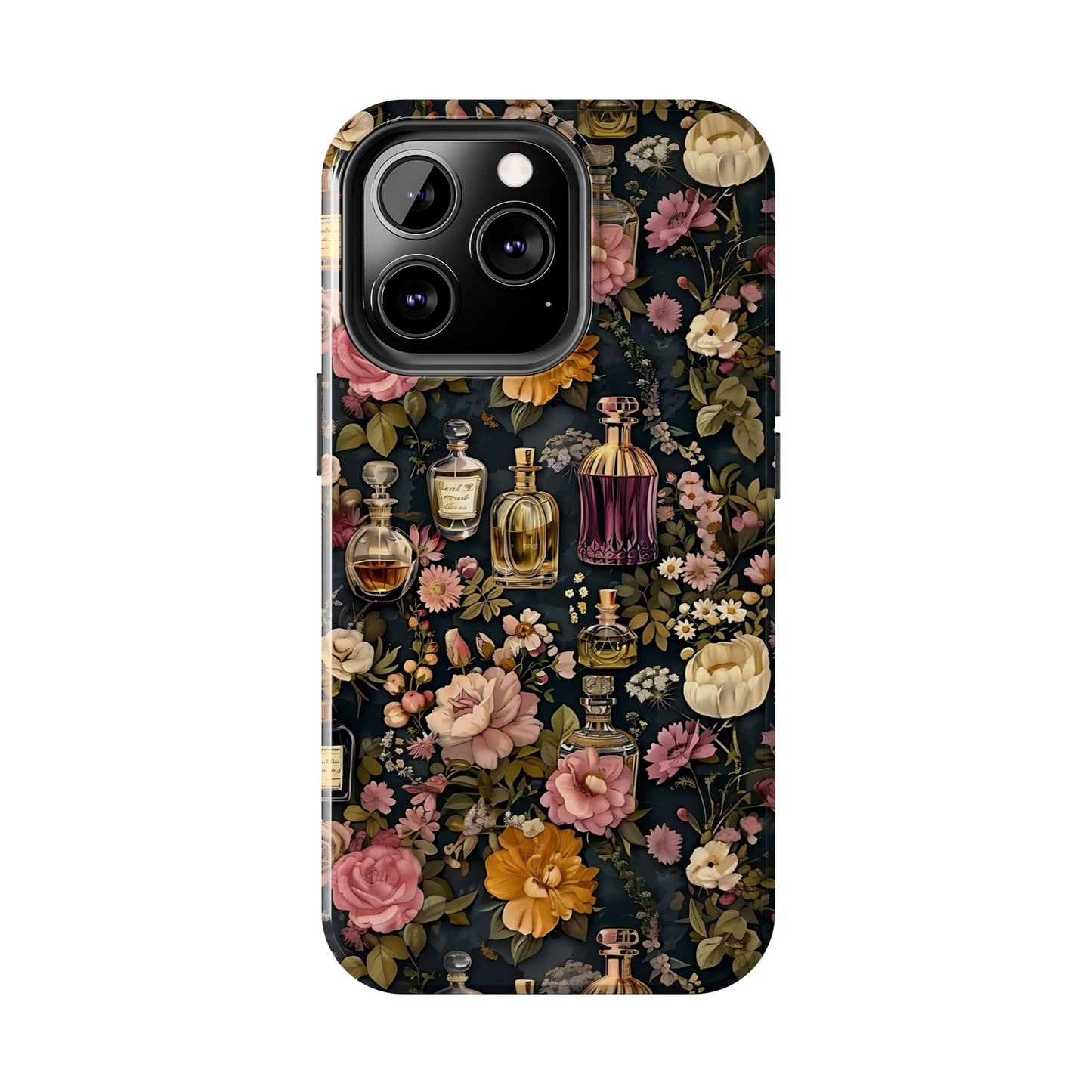 Vintage Perfume & Flower Phone Case iPhone Samsung Tough Case