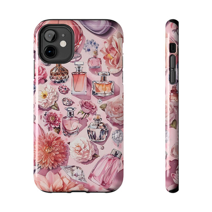 Floral Perfume Gemstone Phone Case iPhone Samsung