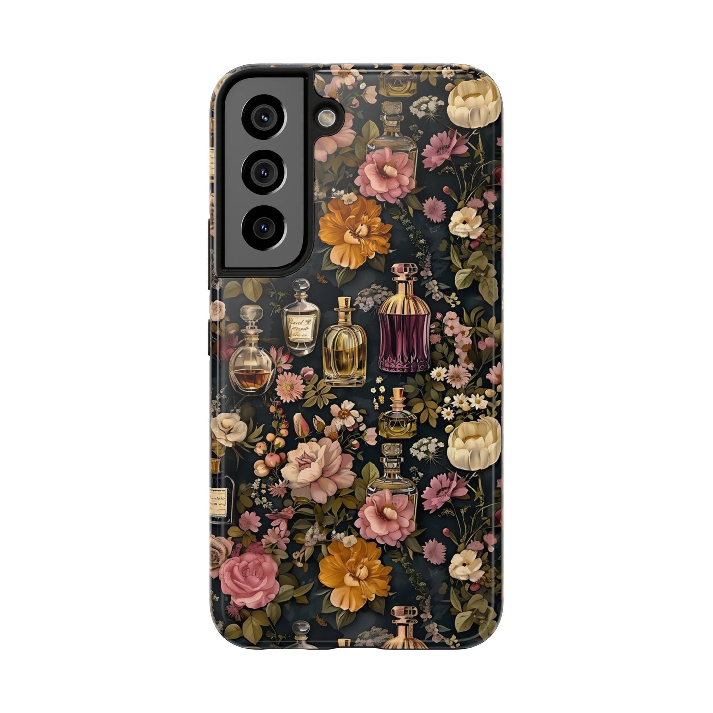 Vintage Perfume & Flower Phone Case iPhone Samsung Tough Case