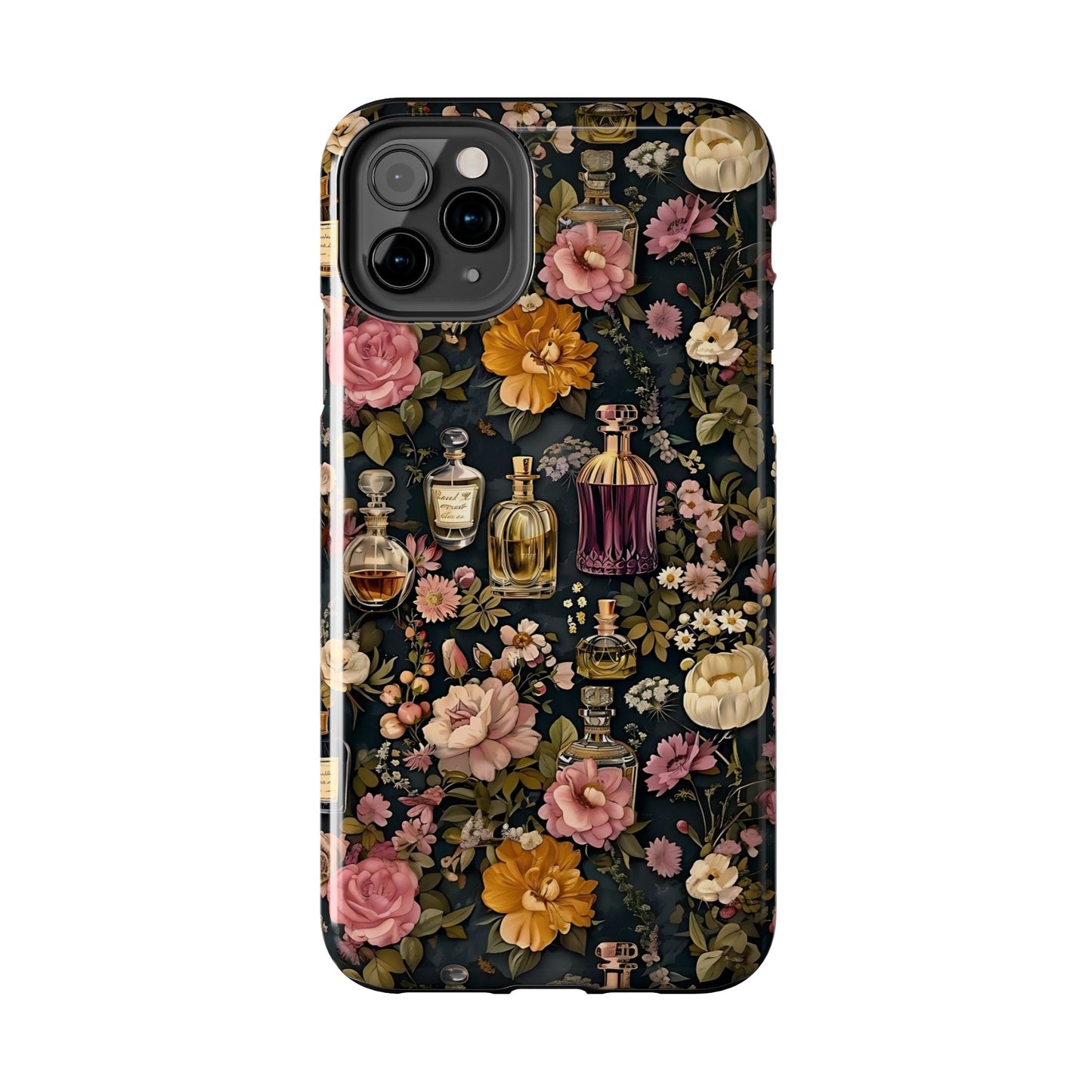 Vintage Perfume & Flower Phone Case iPhone Samsung Tough Case