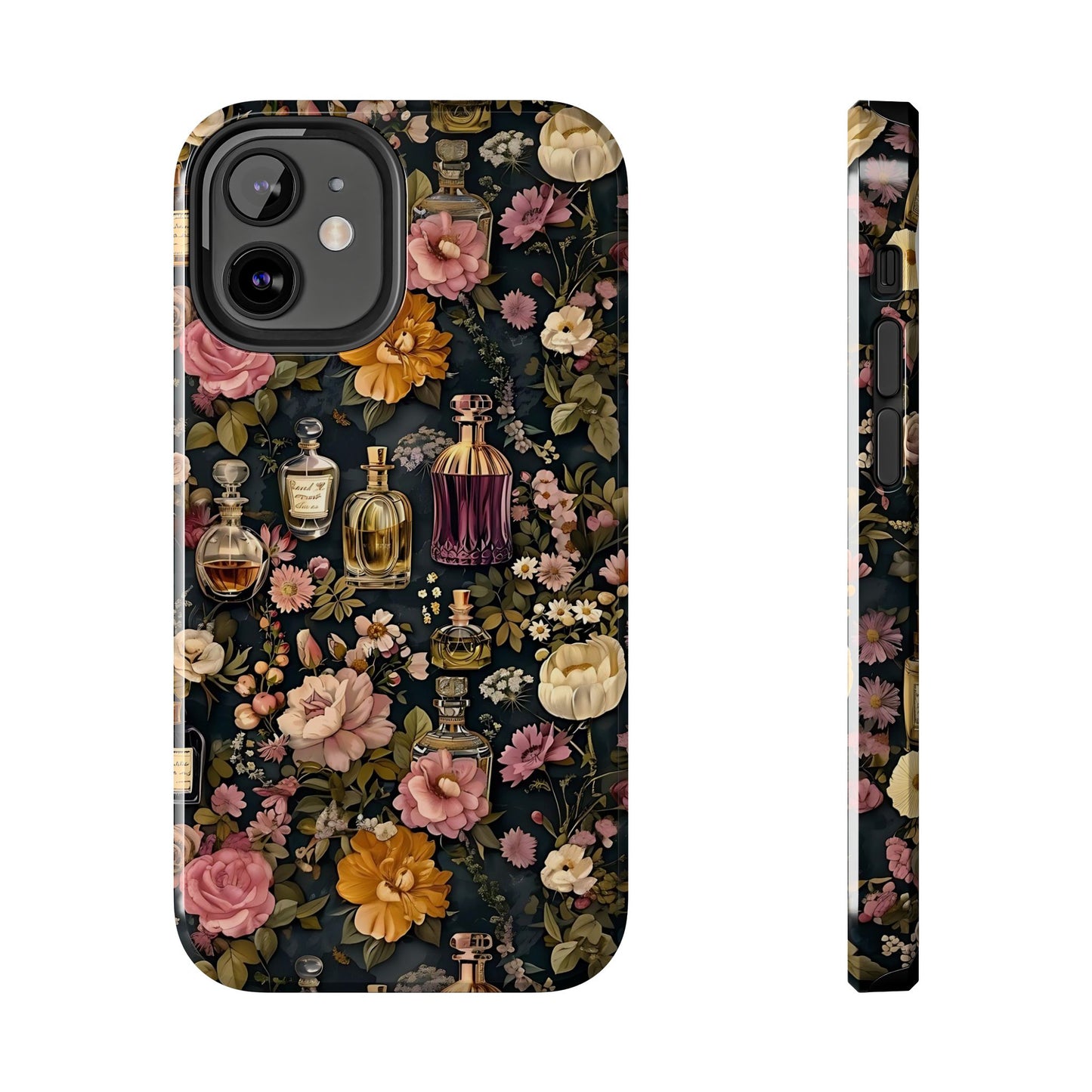 Vintage Perfume & Flower Phone Case iPhone Samsung Tough Case