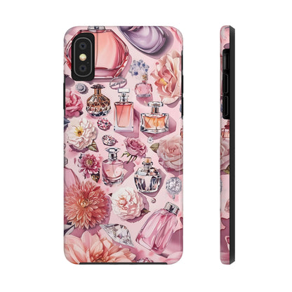 Floral Perfume Gemstone Phone Case iPhone Samsung