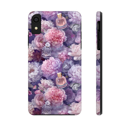 Vintage Floral Perfume Phone Case iPhone Samsung Purple Tough Case