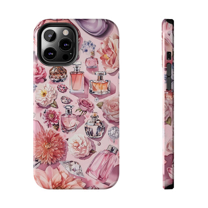 Floral Perfume Gemstone Phone Case iPhone Samsung