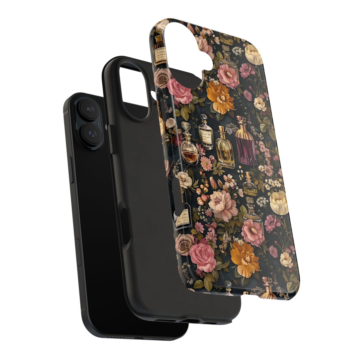 Vintage Perfume & Flower Phone Case iPhone Samsung Tough Case