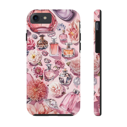 Floral Perfume Gemstone Phone Case iPhone Samsung