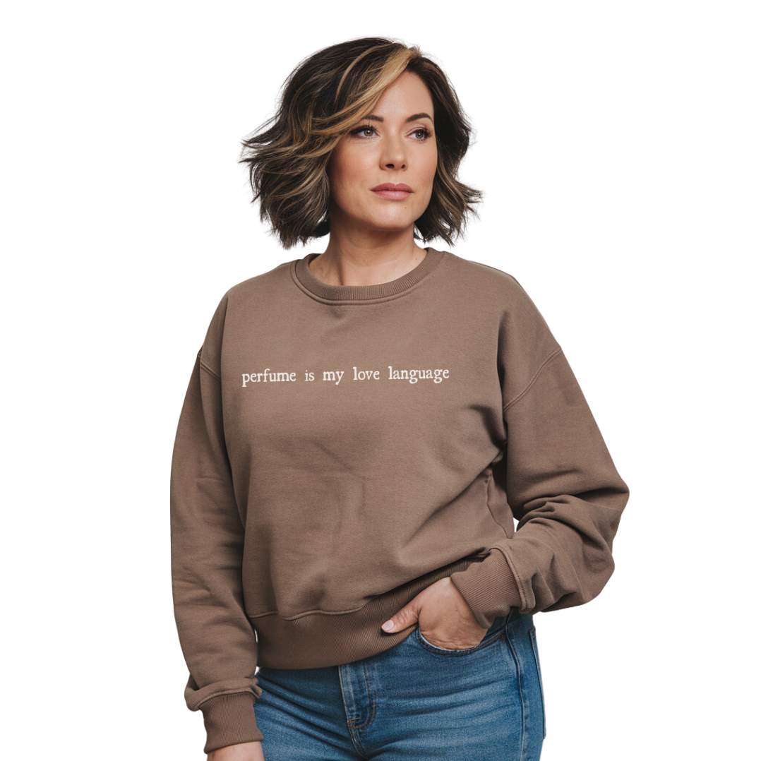 "Perfume Is My Love Language" Lightweight Crewneck Sweatshirt