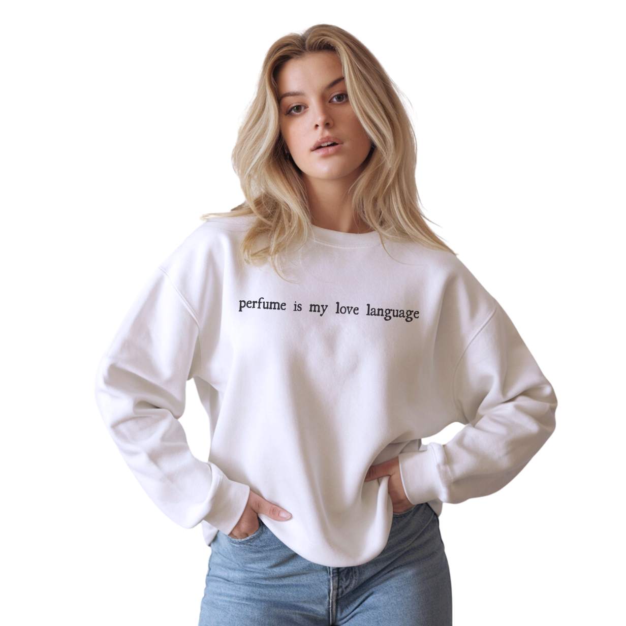 "Perfume Is My Love Language" Lightweight Crewneck Sweatshirt