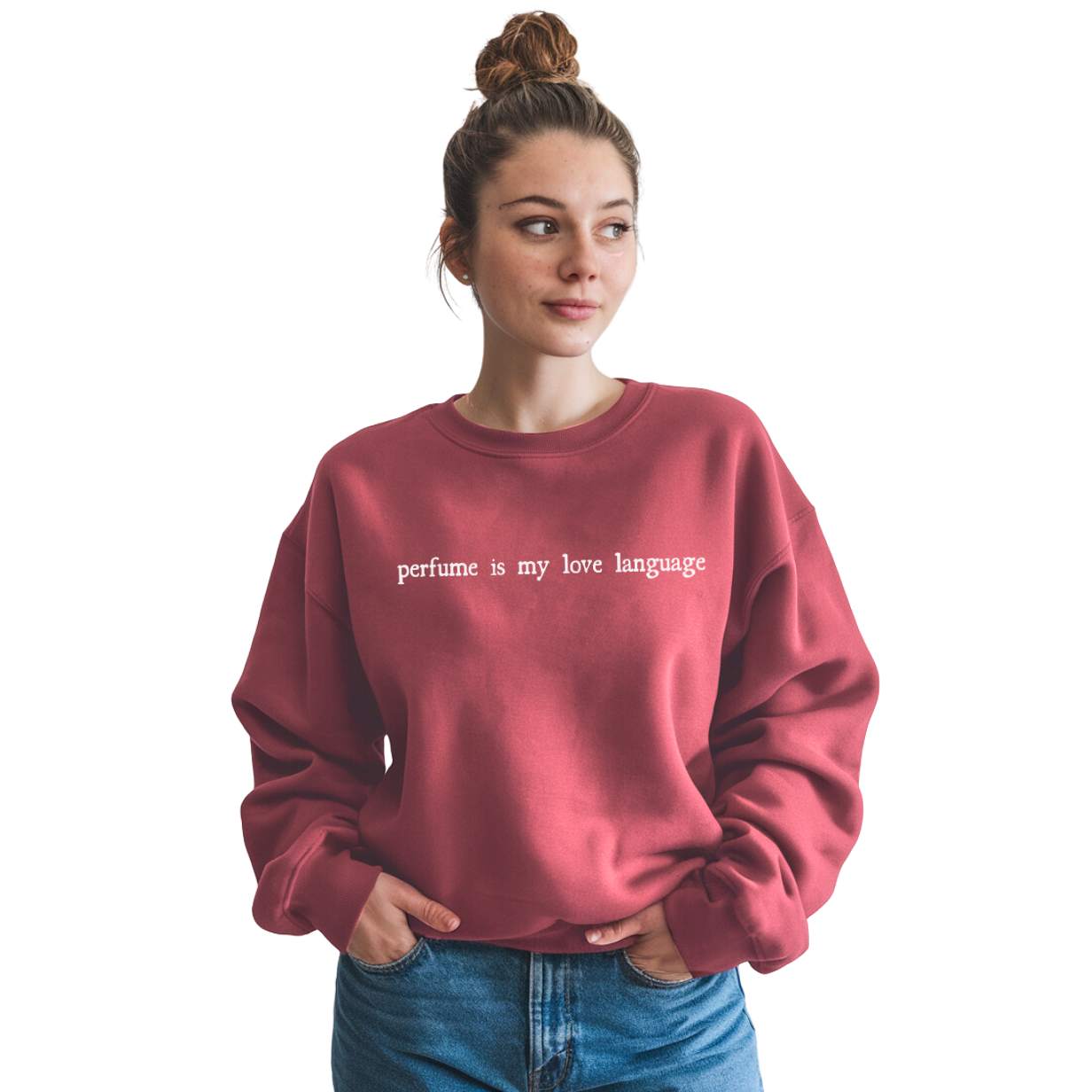 "Perfume Is My Love Language" Lightweight Crewneck Sweatshirt