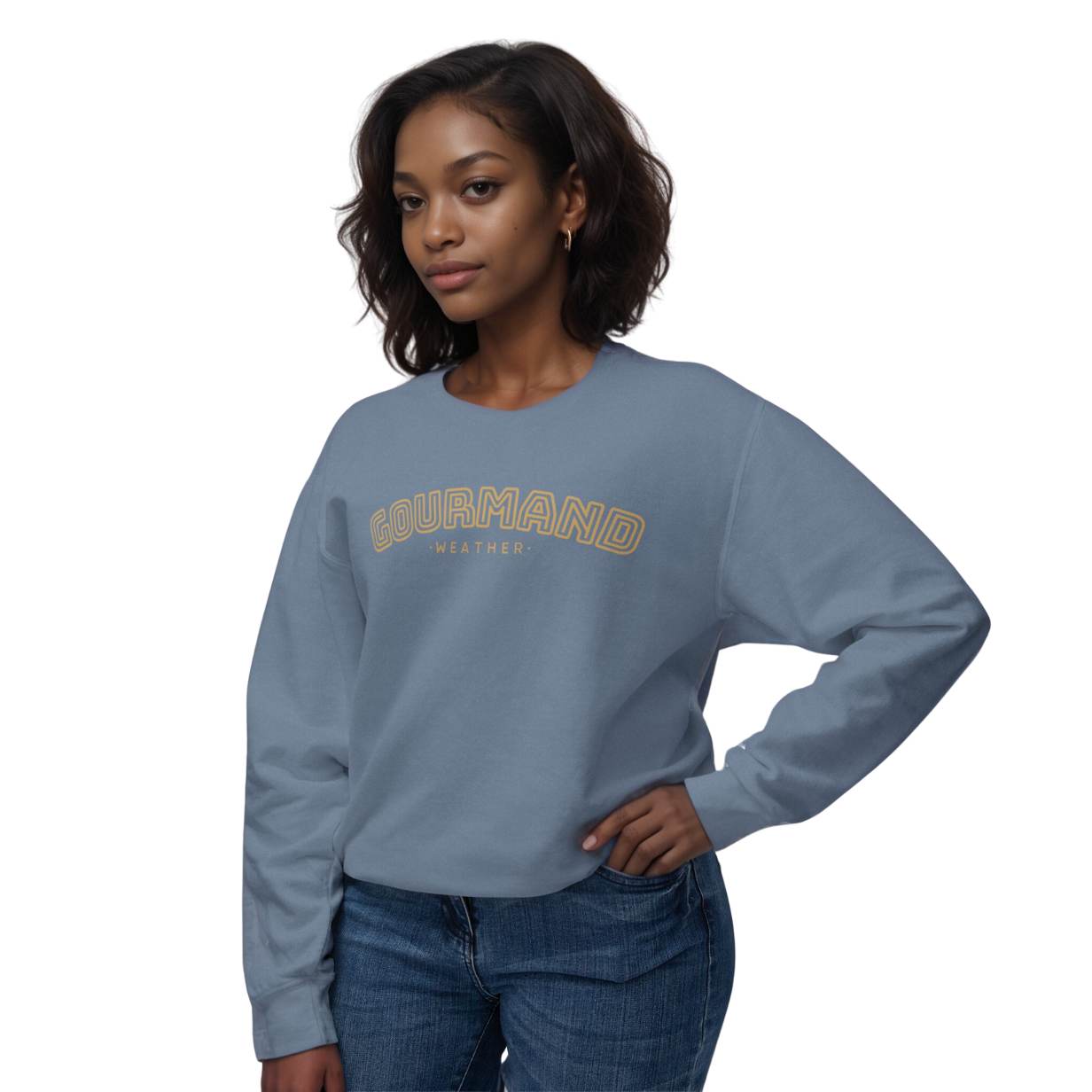 Ultra Soft Cozy Sweatshirt – Gourmand Weather Perfume Graphic Crewneck
