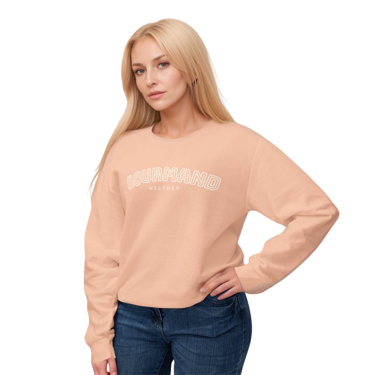 Ultra Soft Cozy Sweatshirt – Gourmand Weather Perfume Graphic Crewneck