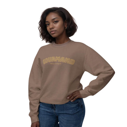 Ultra Soft Cozy Sweatshirt – Gourmand Weather Perfume Graphic Crewneck
