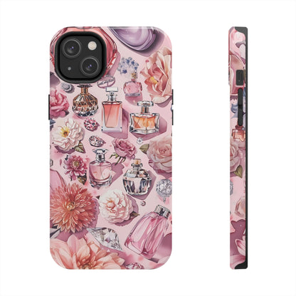 Floral Perfume Gemstone Phone Case iPhone Samsung