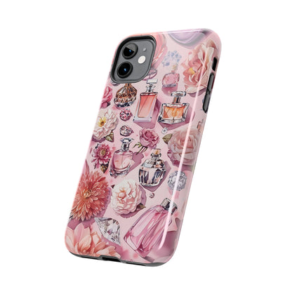 Floral Perfume Gemstone Phone Case iPhone Samsung