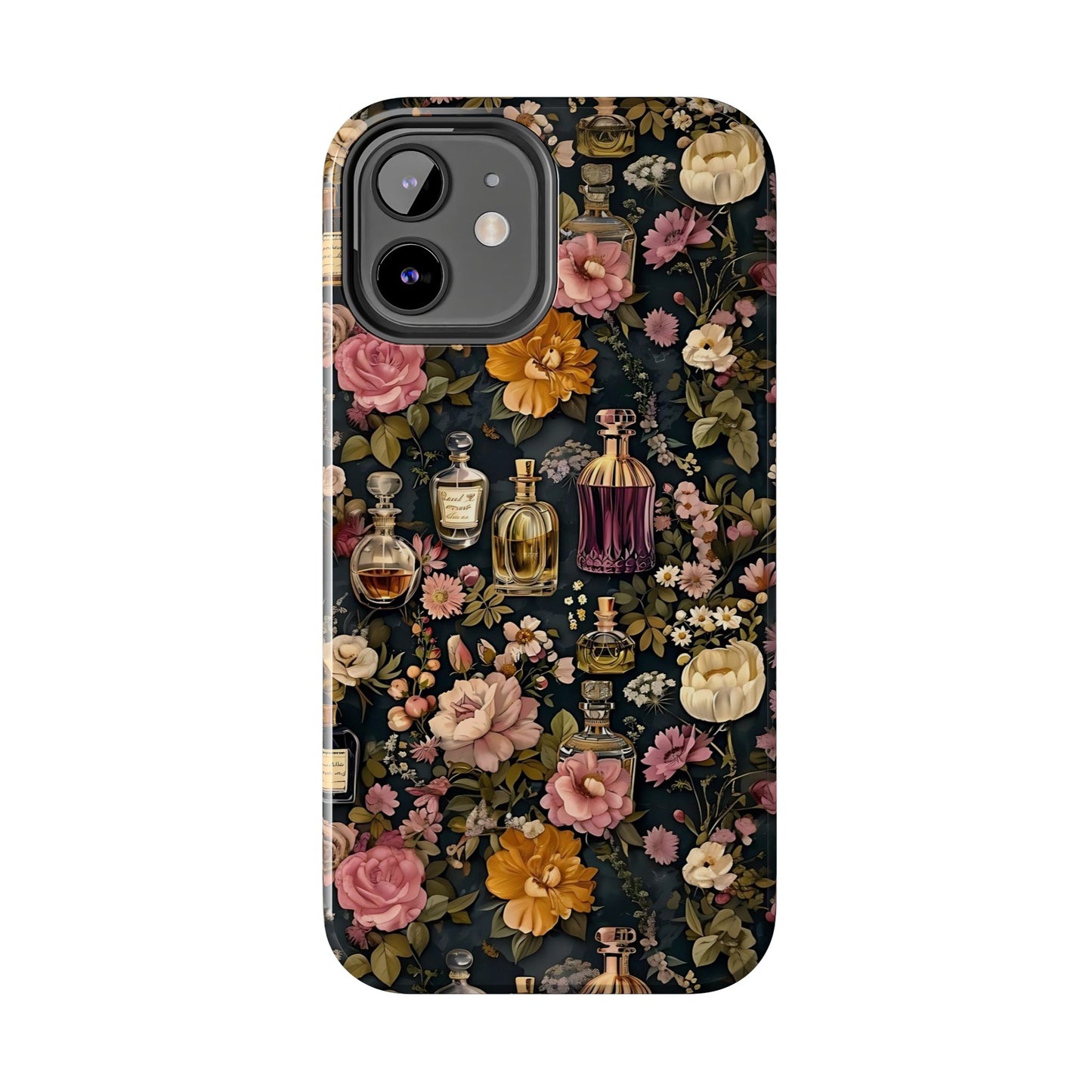 Vintage Perfume & Flower Phone Case iPhone Samsung Tough Case