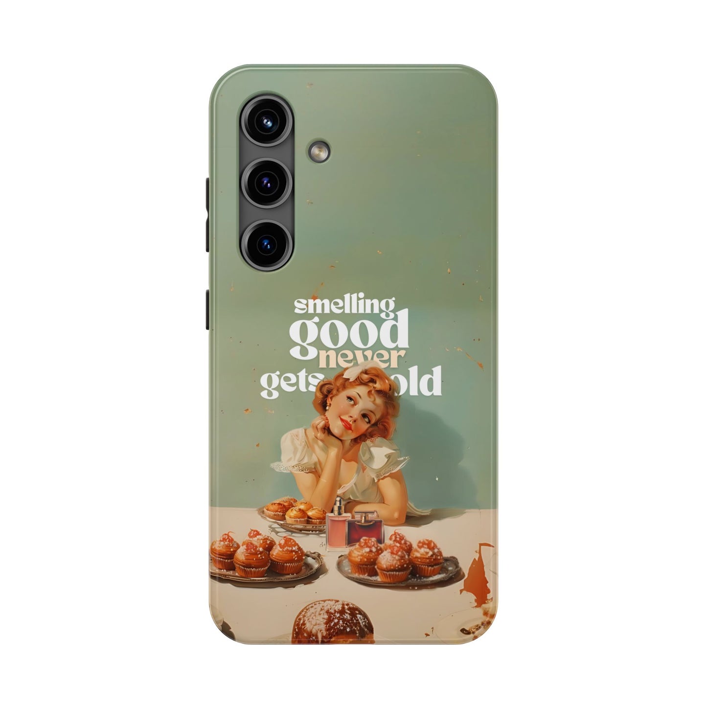 Retro Perfume Phone Case - Smelling Good Never Gets Old