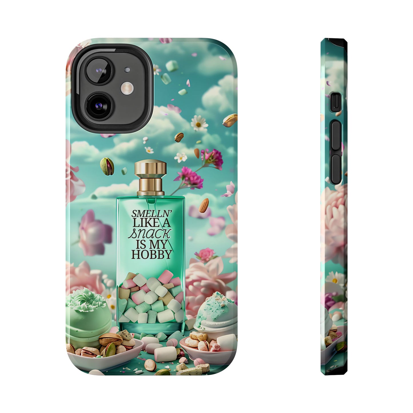 Gourmand Perfume Phone Case iPhone Samsung "Smelln' Like A Snack Is My Hobby"