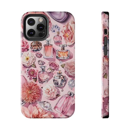 Floral Perfume Gemstone Phone Case iPhone Samsung