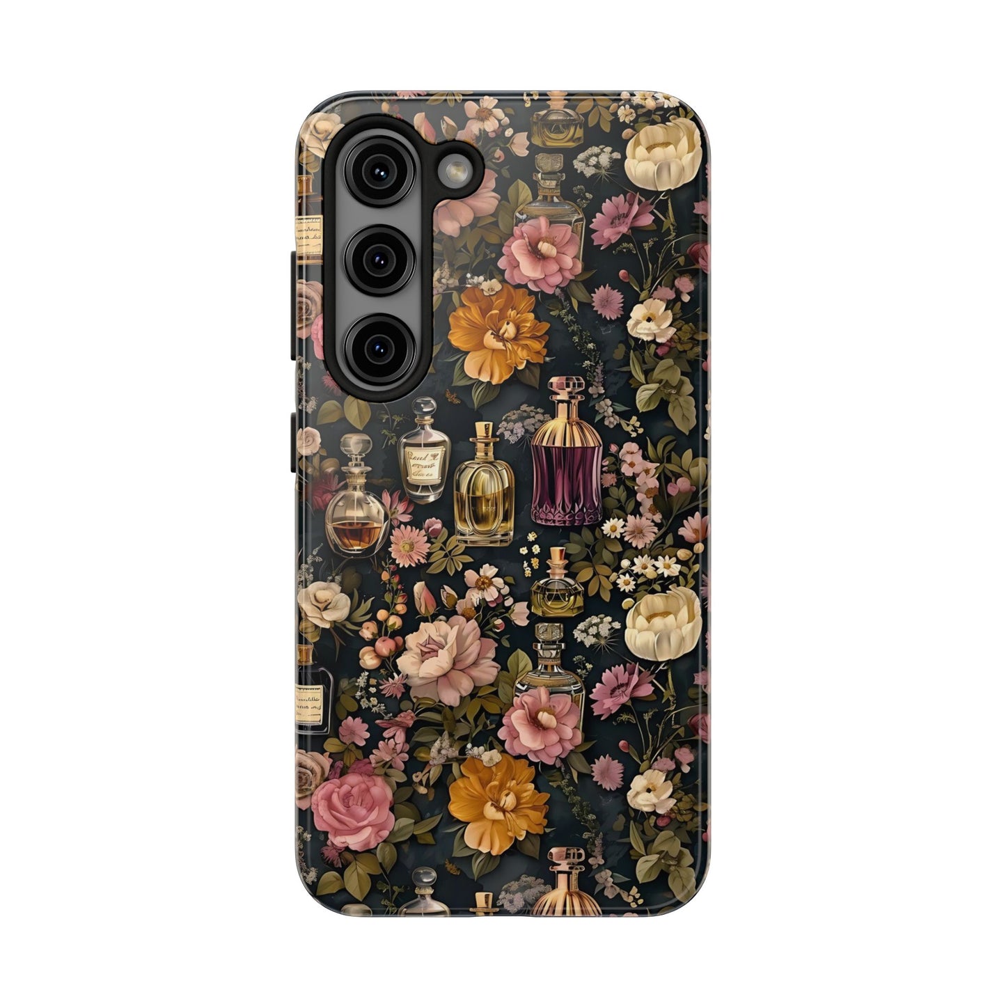 Vintage Perfume & Flower Phone Case iPhone Samsung Tough Case